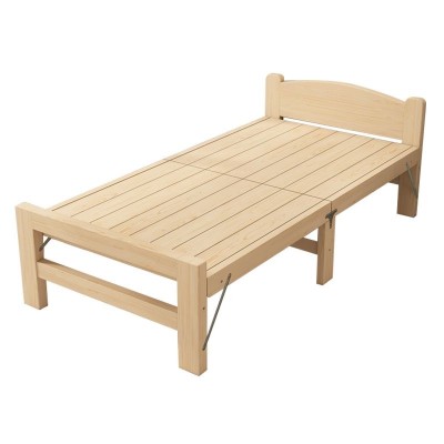 工起 折叠床宿舍单人床实木床 GQ26208